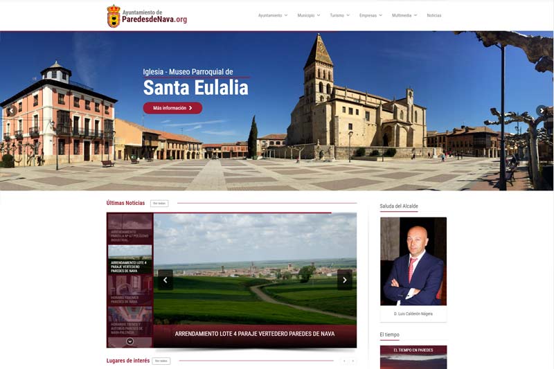 Ayuntamiento de Paredes de Nava - web oficial